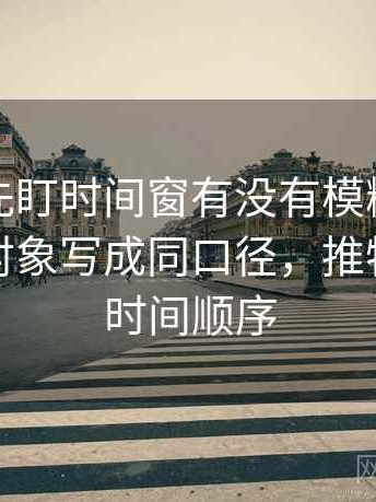 读推特先盯时间窗有没有模糊，然后把比较对象写成同口径，推特怎么按时间顺序