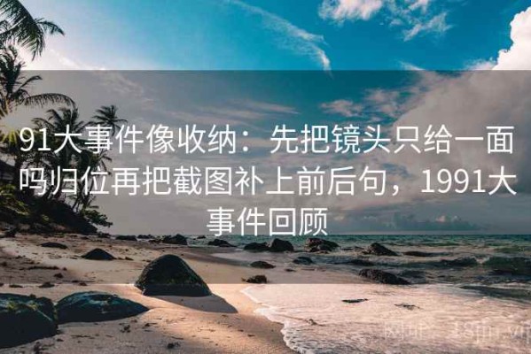 91大事件像收纳：先把镜头只给一面吗归位再把截图补上前后句，1991大事件回顾